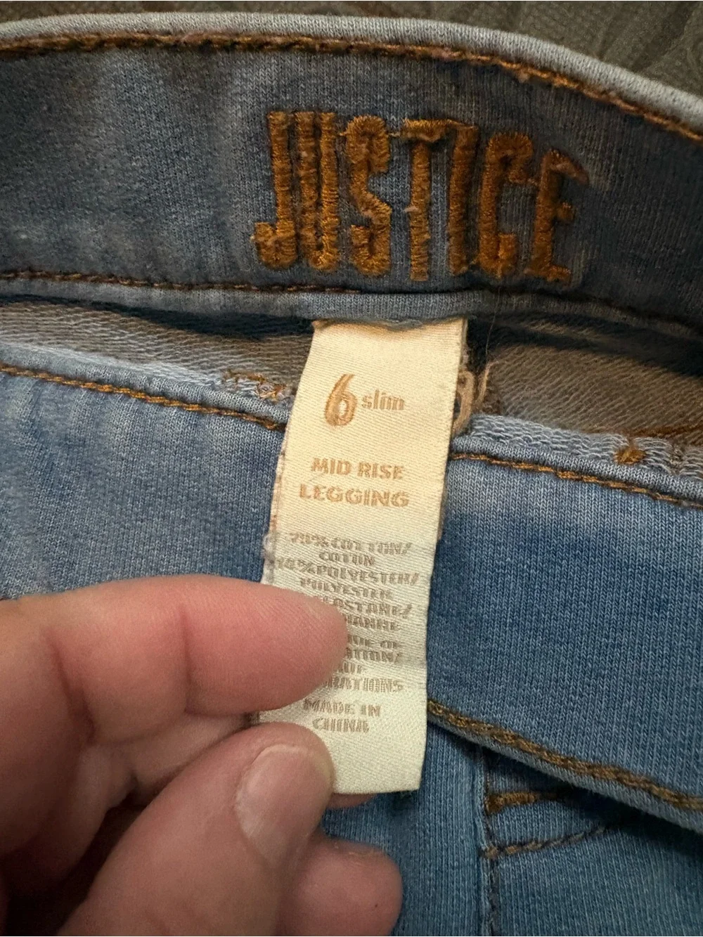 Light Blue kids Slim Stretch Jeans
